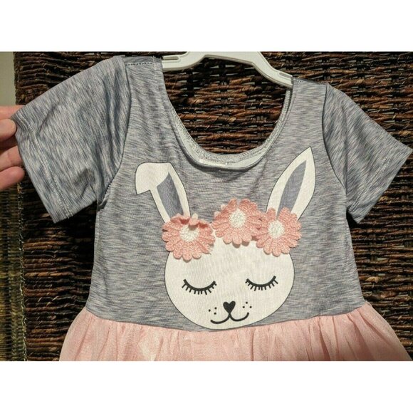 Bunny Dress/Easter Dress With Tulle - Picture 2 of 3